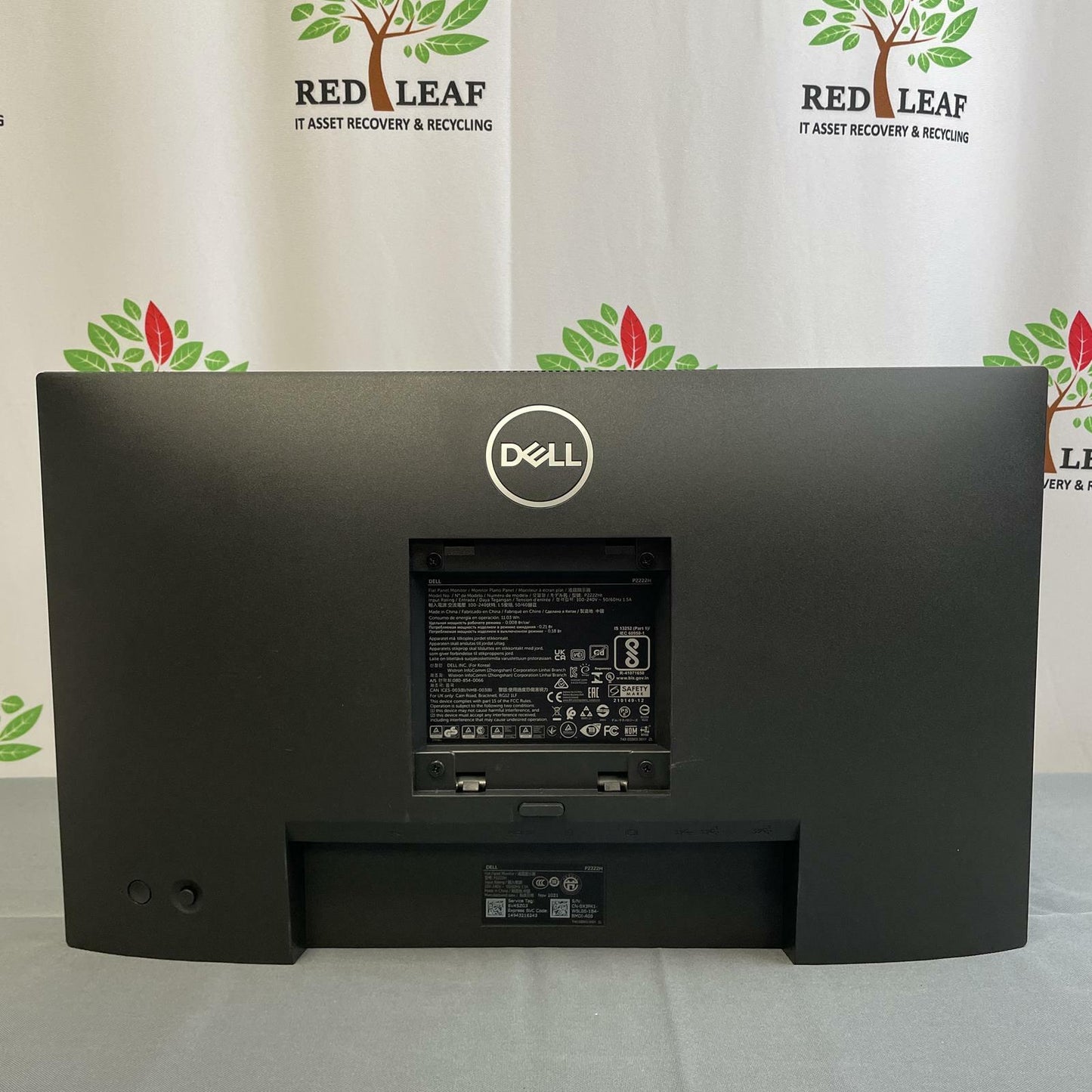 DELL 22 in Monitor P2222H, IPS LCD, 1920 x 1080 (1080p) 60 Hz, HDMI, DisplayPort
