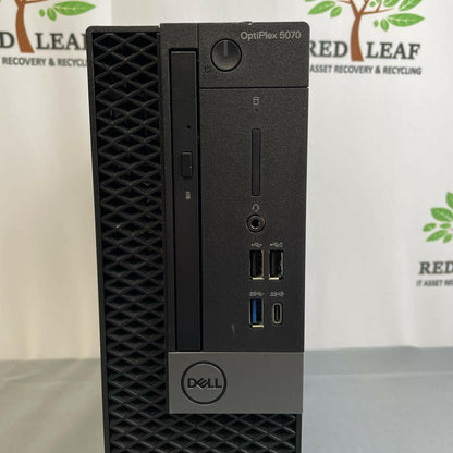 Dell OptiPlex 5070 SFF, Core i7-9700. 16GB DDR4, 256GB NVMe, Windows 11 Pro