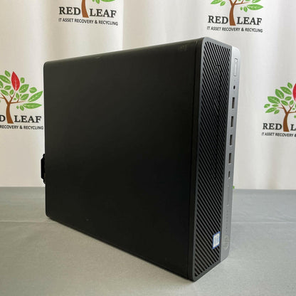 HP ProDesk 600 G4 SFF, Core i7-8700, 16GB RAM, 256GB NVMe, Win 11 Pro, No Wi-Fi