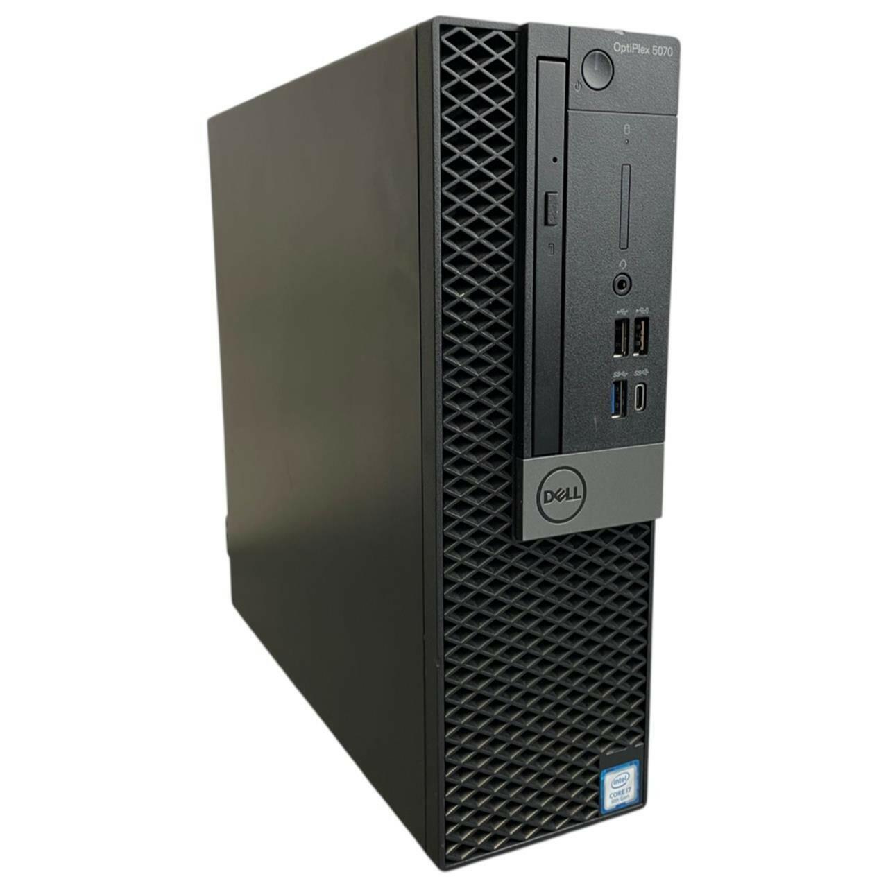 Dell OptiPlex 5070 SFF, Core i7-9700. 16GB DDR4, 256GB NVMe, Windows 11 Pro