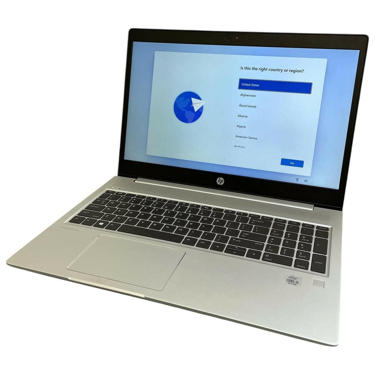HP ProBook 450 G7, Core i5-10210U, 8GB, 256GB NVMe, Win 11 Pro | Very Good