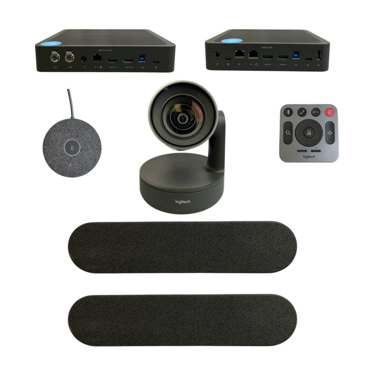 LOGITECH Rally Plus Conference Camera System Dual-Speakers and 1 Mic Pod