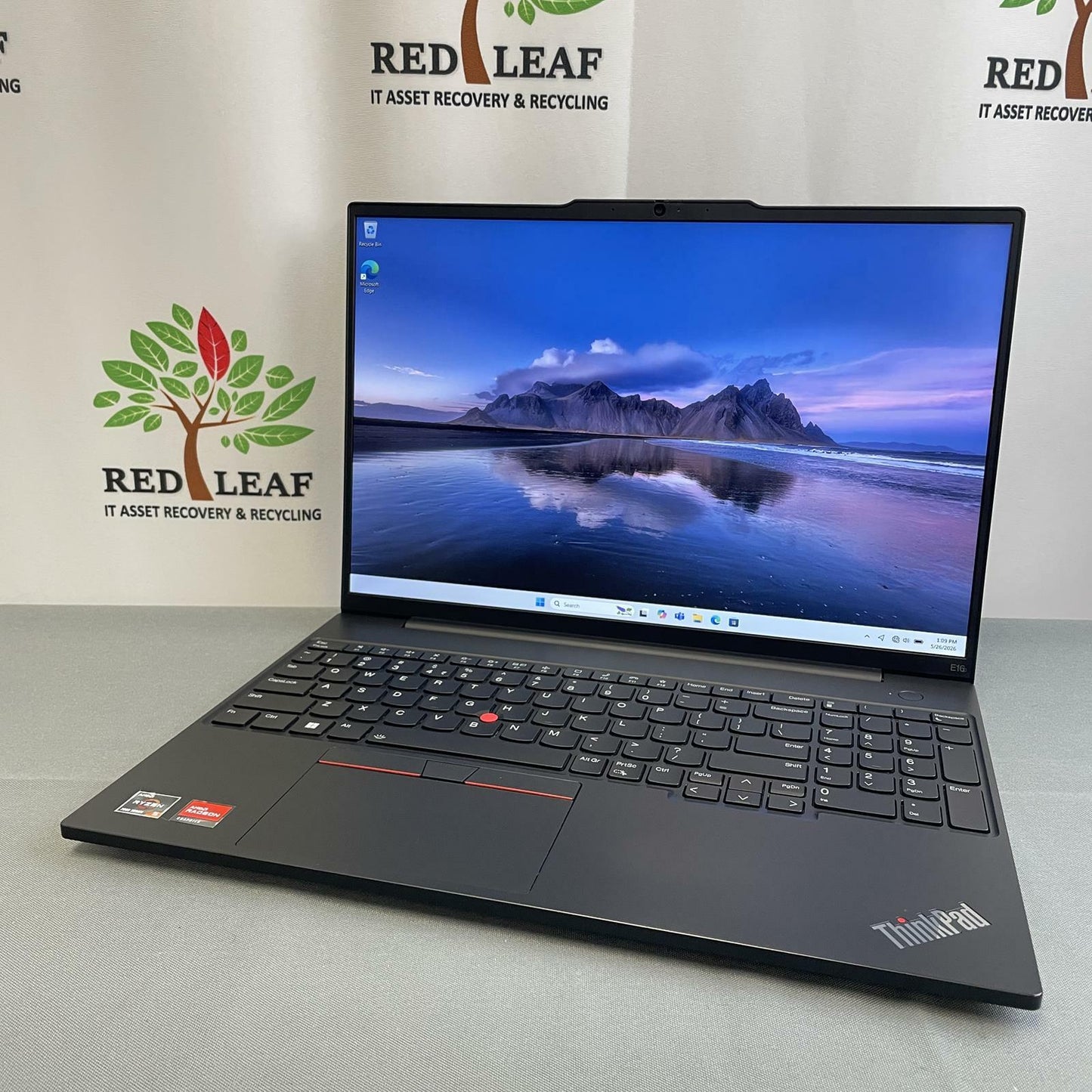 Lenovo ThinkPad E16 Gen 1 16" FHD+, Ryzen 5-7530U, 16GB, 512GB NVMe, Win 11 Pro