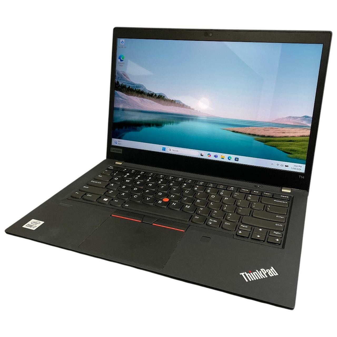 Lenovo ThinkPad T14 Gen 1 14 in 4K, Core i7-10510U, 16GB, 512GB NVMe, Win 11 Pro